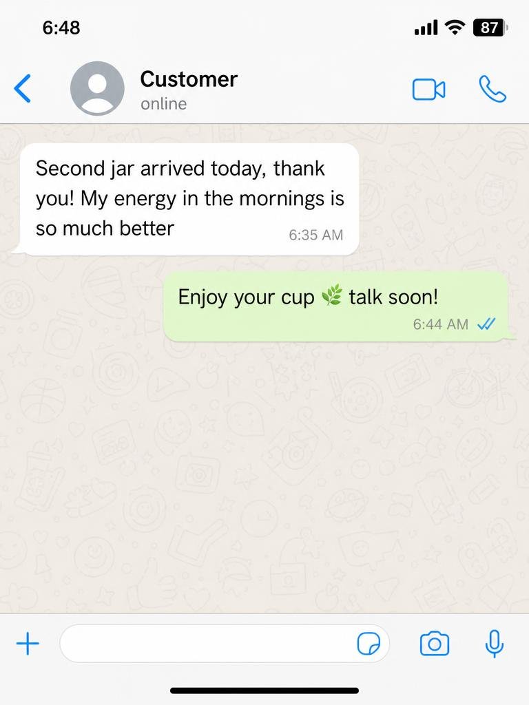 Customer review screenshot